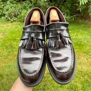 Dr martens oxblood Adrian tassel loafers